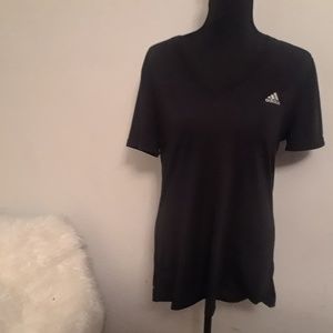 Adidas Black Activewear Tshirt Size Large